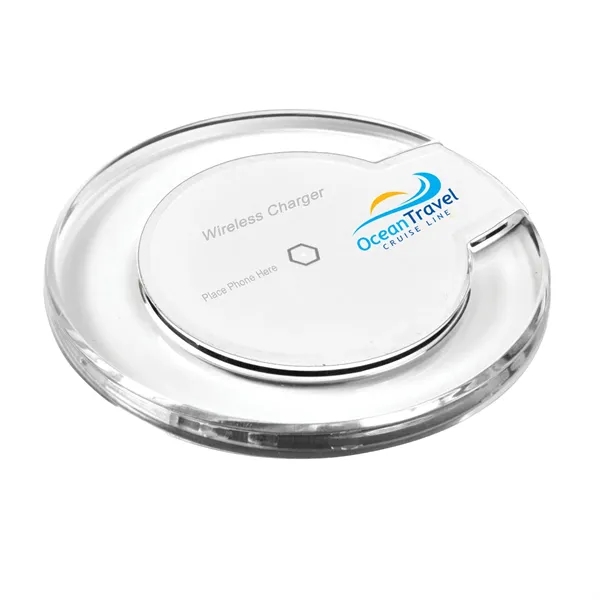3.88" x 3.88" x 0.38" wireless charger that charges smartphones.... from ASI 68507 The Magnet Group / Innovations by Magnet™