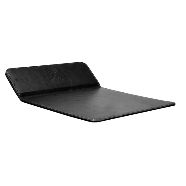 Leatherette mouse pad with wireless charging technology.... from ASI 68507 The Magnet Group / Innovations by Magnet™