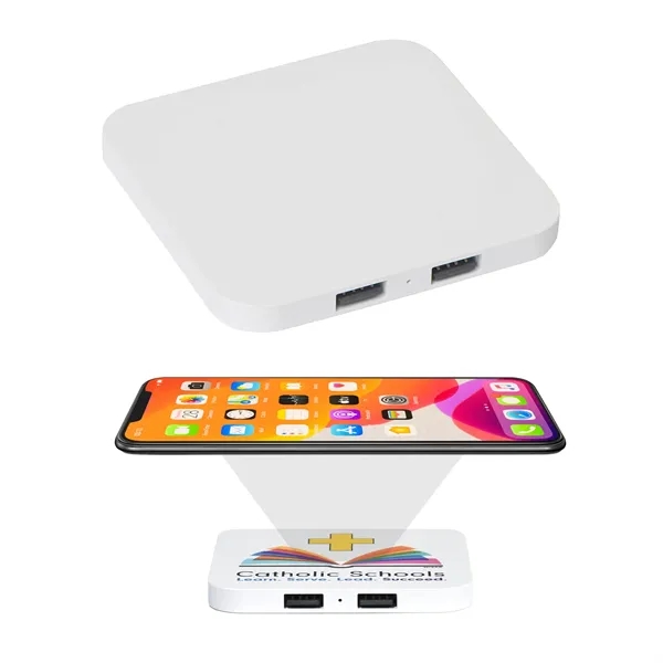 10-watt, dual port wireless charger.... from ASI 68507 The Magnet Group / Innovations by Magnet™