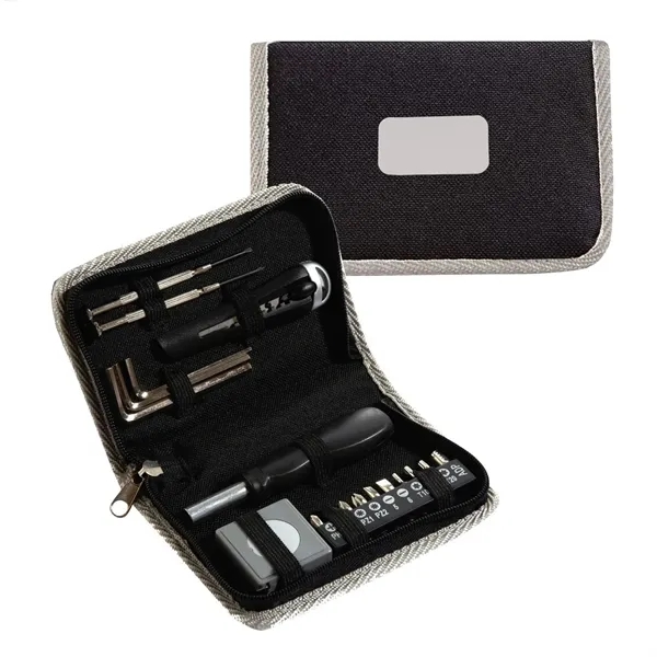 18-piece tool set with screwdrivers, tape measure, Allen wrenches, and razor... from ASI 68507 The Magnet Group / Innovations by Magnet™