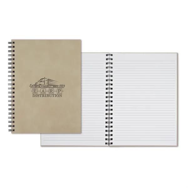 WireO Chia Grande XL White Lined Pg Journal... from ASI 68507 The Magnet Group / Castelli