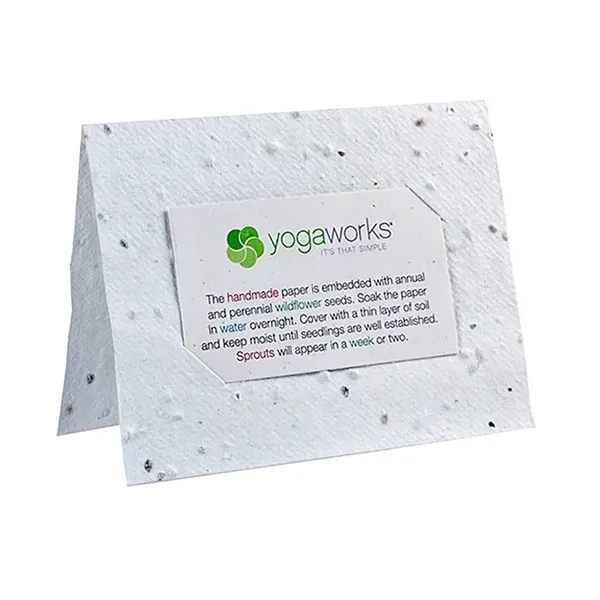 Seed paper business card holder.... from ASI 40646 Bloomin Promotions / Bloomin' Promotions™