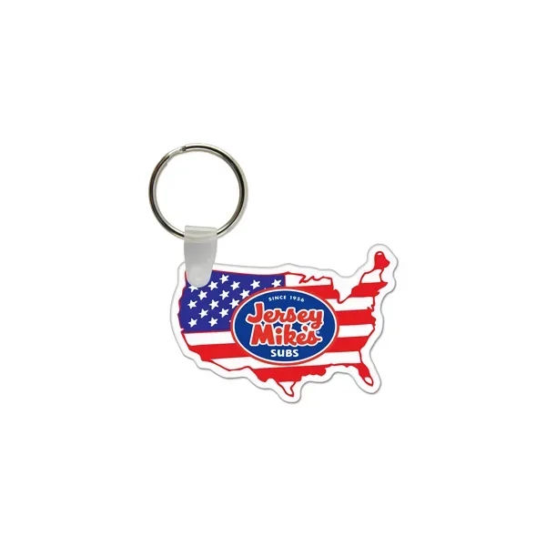 2 1/2" x 1 3/4" vinyl keychain with a split ring.... from ASI 98360 WOWLine / WOWLine®