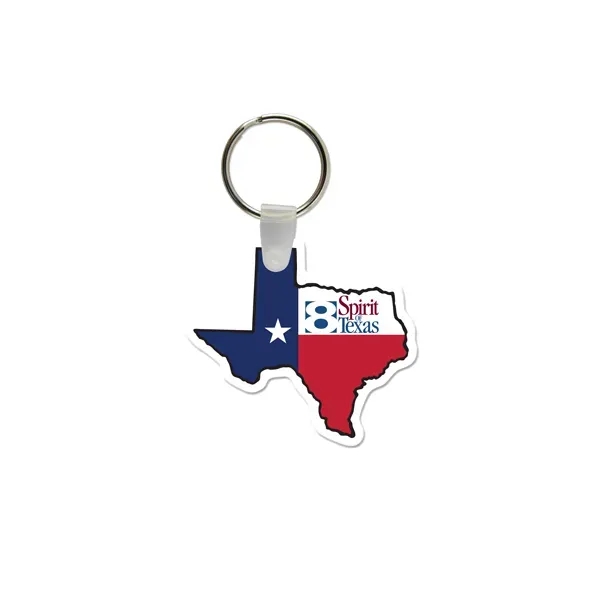 State shaped vinyl keychain with a split ring.... from ASI 98360 WOWLine / WOWLine®