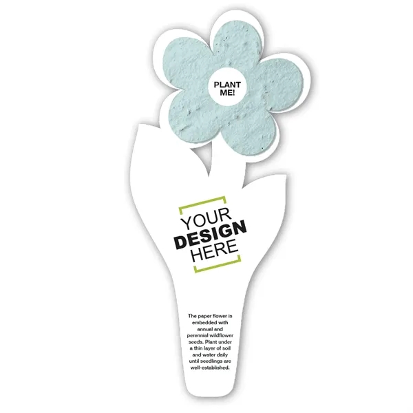 Flower seed paper bookmark.... from ASI 40646 Bloomin Promotions / Bloomin' Promotions™