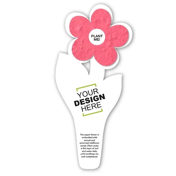 Flower seed paper bookmark.... from ASI 40646 Bloomin Promotions / Bloomin' Promotions™