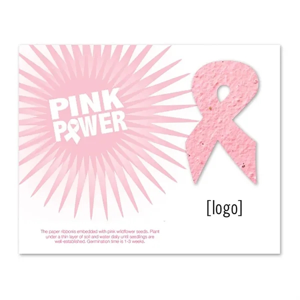 Two- part postcard with seed paper shape.... from ASI 40646 Bloomin Promotions / Bloomin' Promotions™