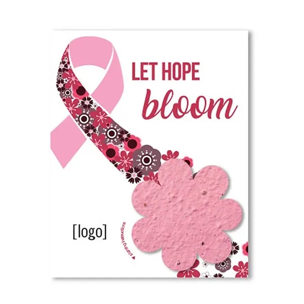 Two- part postcard with seed paper shape.... from ASI 40646 Bloomin Promotions / Bloomin' Promotions™