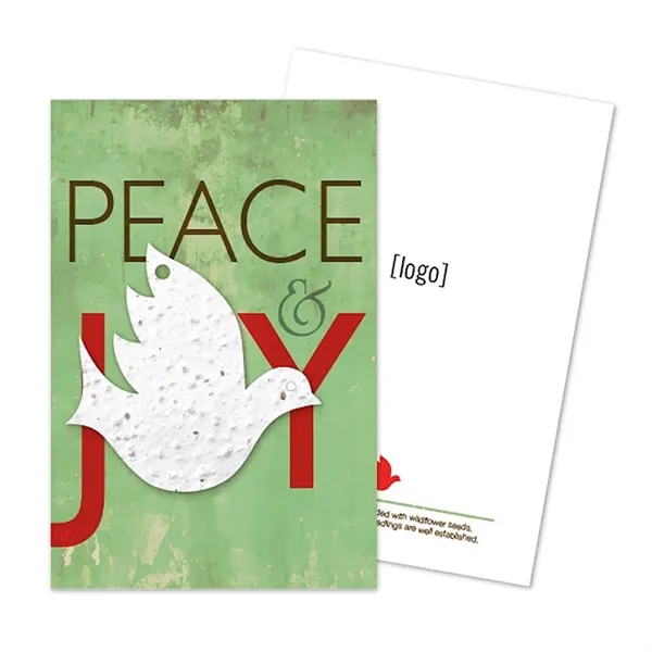 Two- part postcard with seed paper shape.... from ASI 40646 Bloomin Promotions / Bloomin' Promotions™