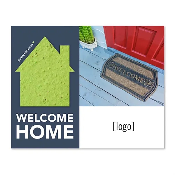 Two- part postcard with seed paper shape.... from ASI 40646 Bloomin Promotions / Bloomin' Promotions™