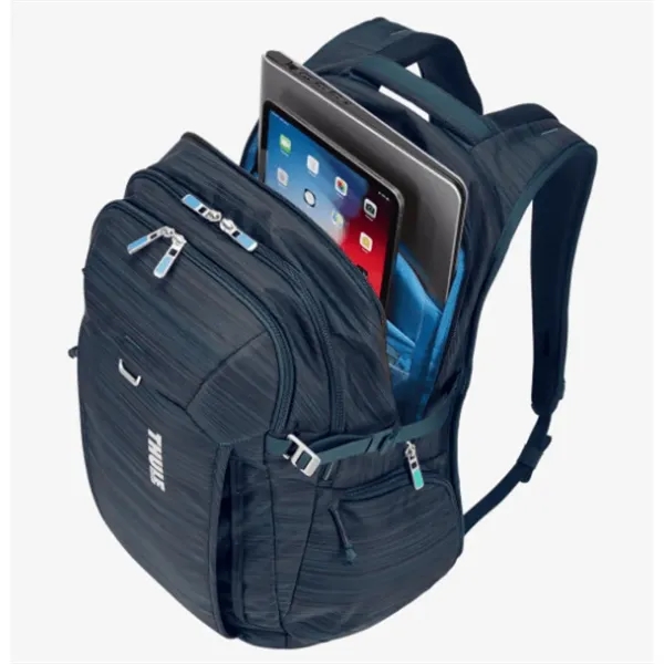 A contemporary and practical backpack with plenty of organization and storage... from ASI 61005 Hirsch Gift Inc
