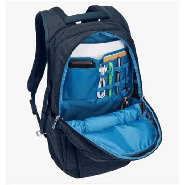A contemporary and practical backpack with plenty of organization and storage... from ASI 61005 Hirsch Gift Inc