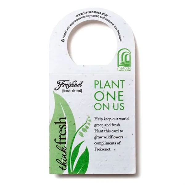 Seed paper bottle necker... from ASI 40646 Bloomin Promotions / Bloomin' Promotions™