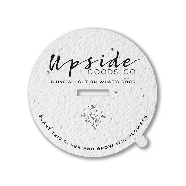 Seed Paper Candle Dust Cover... from ASI 40646 Bloomin Promotions / Bloomin' Promotions™