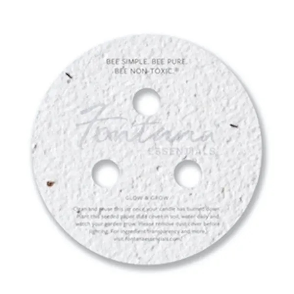 Seed Paper Candle Dust Cover.... from ASI 40646 Bloomin Promotions / Bloomin' Promotions™