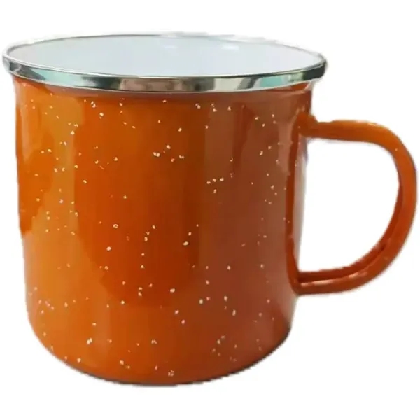 16 oz. Stainless Enamel Speckled Camp Mug... from ASI 99030 Zipline / Zipline®