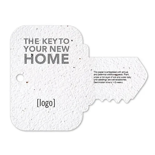 Printed Seed Paper Shape, Key... from ASI 40646 Bloomin Promotions / Bloomin' Promotions™
