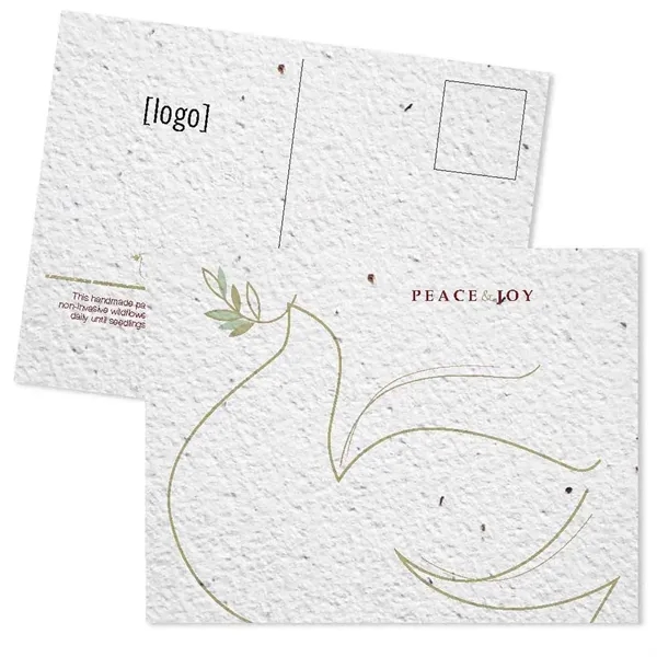 Printed seed paper post card for the Holidays - Mailing.... from ASI 40646 Bloomin Promotions / Bloomin' Promotions™