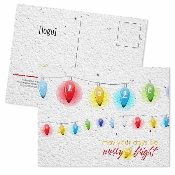 Printed seed paper post card for the Holidays - Mailing.... from ASI 40646 Bloomin Promotions / Bloomin' Promotions™