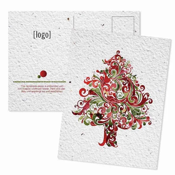 Printed seed paper post card for the Holidays - Mailing.... from ASI 40646 Bloomin Promotions / Bloomin' Promotions™
