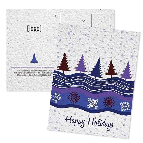 Printed seed paper post card for the Holidays - Mailing.... from ASI 40646 Bloomin Promotions / Bloomin' Promotions™