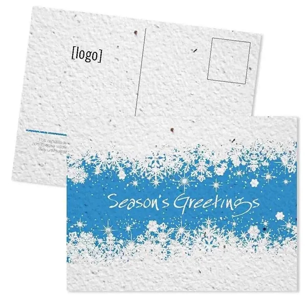 Printed seed paper post card for the Holidays - Mailing.... from ASI 40646 Bloomin Promotions / Bloomin' Promotions™