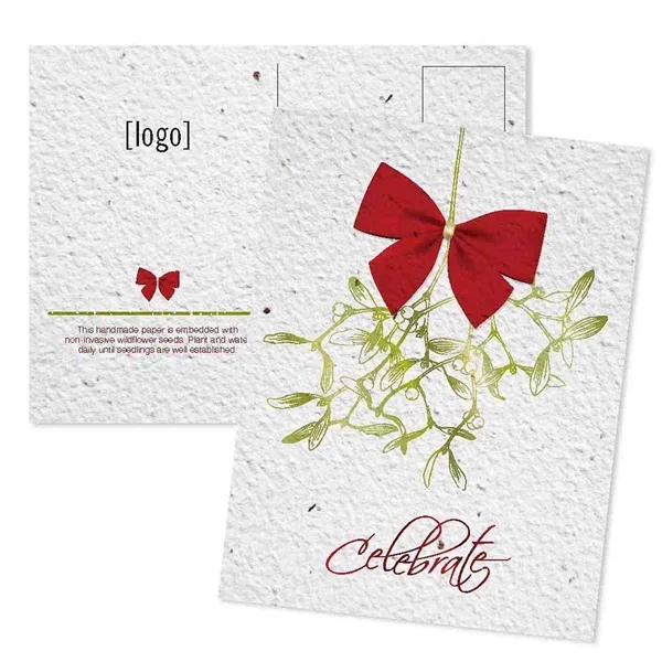 Printed seed paper post card for the Holidays - Mailing.... from ASI 40646 Bloomin Promotions / Bloomin' Promotions™