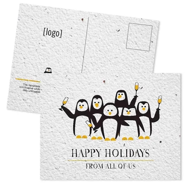 Printed seed paper post card for the Holidays - Mailing.... from ASI 40646 Bloomin Promotions / Bloomin' Promotions™