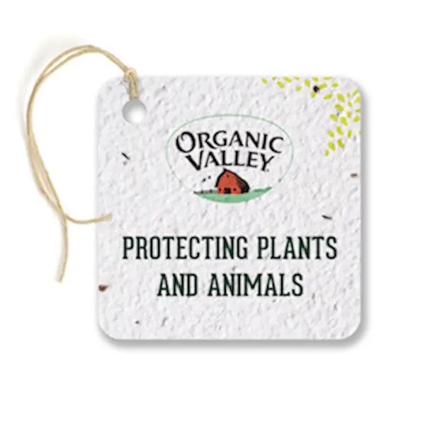 Custom product seed hang tag.... from ASI 40646 Bloomin Promotions / Bloomin' Promotions™