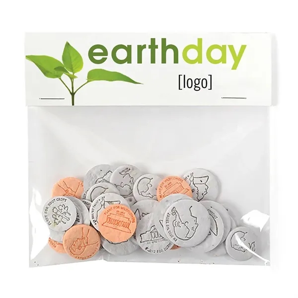 Seed Paper Coin pack, 20 coins.... from ASI 40646 Bloomin Promotions / Bloomin' Promotions™