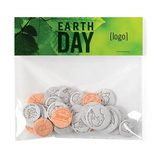 Seed Paper Coin pack, 20 coins.... from ASI 40646 Bloomin Promotions / Bloomin' Promotions™