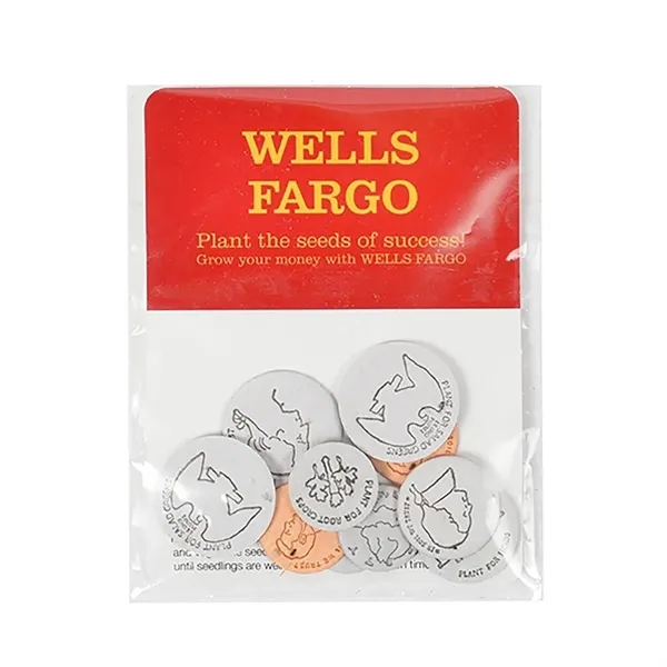 Seed Paper Coin pack, 10 coins... from ASI 40646 Bloomin Promotions / Bloomin' Promotions™