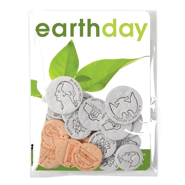 Seed Paper Coin pack, 10 coins.... from ASI 40646 Bloomin Promotions / Bloomin' Promotions™