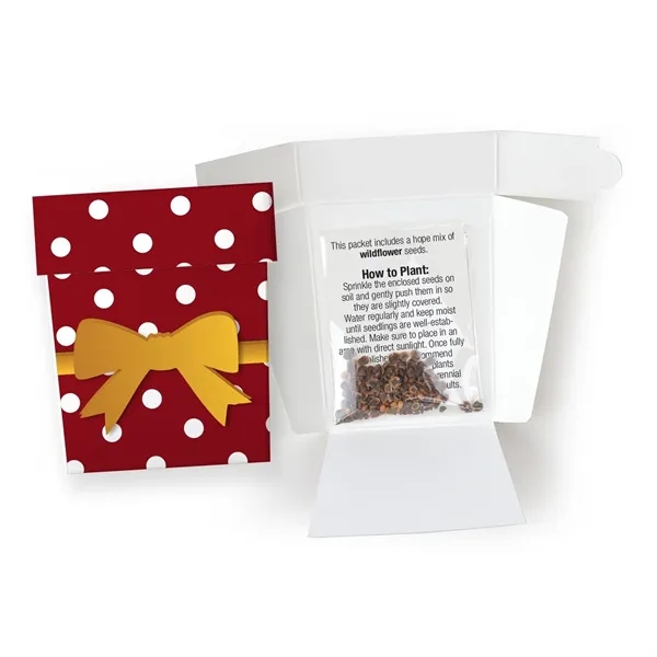 Includes seed packet, & pot shape cardstock envelope... from ASI 40646 Bloomin Promotions / Bloomin' Promotions™