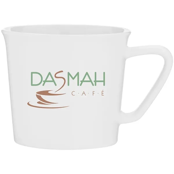 11 oz ceramic mug with glossy colored exterior and matching glossy... from ASI 51197 ETS Express, LLC