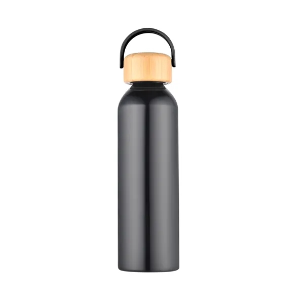 24 oz Recycled Aluminum Bottle with Bamboo Lid.... from ASI 99030 Zipline