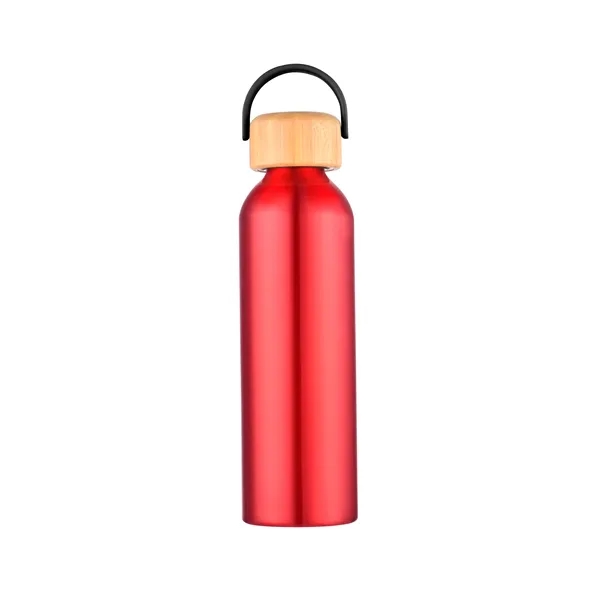 24 oz Recycled Aluminum Bottle with Bamboo Lid.... from ASI 99030 Zipline