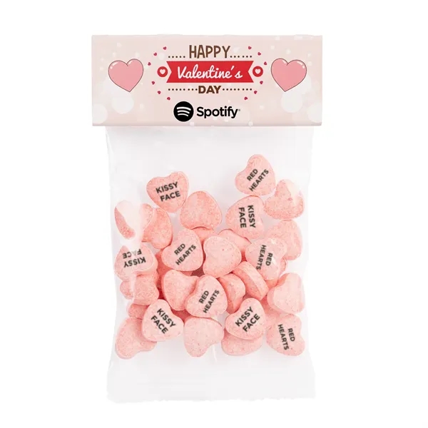 Small Header Bags - Imprinted Conversation Hearts... from ASI 44900 NC Custom (CI/Lanco)