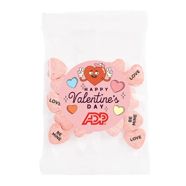 1/2 oz. Snack Pack - Imprinted Conversation Hearts... from ASI 44900 NC Custom (CI/Lanco)