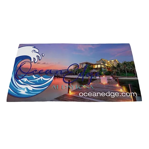 30" x 60" Full Color RPet Waffle Weave Sand Free Beach/Yoga... from ASI 62660 Innovation Line