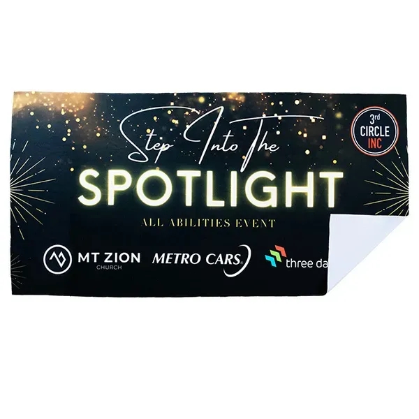 30" x 60" Full Color RPet Waffle Weave Sand Free Beach/Yoga... from ASI 62660 Innovation Line