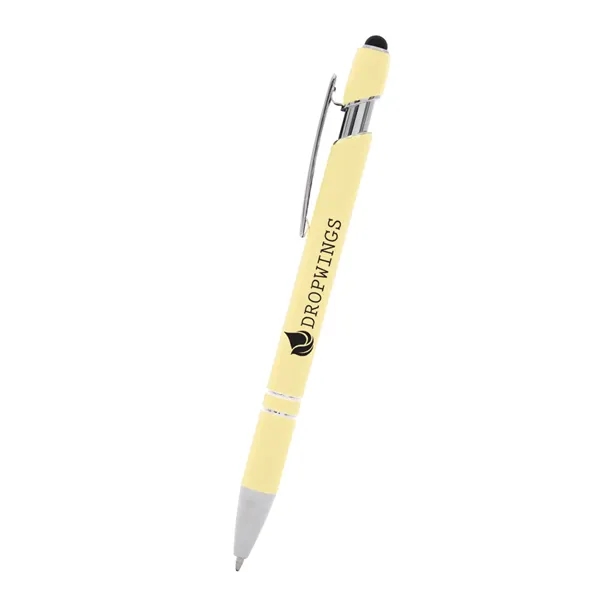 Plunger-action Lexington incline stylus pen with a rubberized barrel.... from ASI 61125 Hit Promotional Products / Hit®