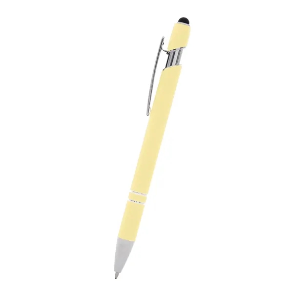 Plunger-action Lexington incline stylus pen with a rubberized barrel.... from ASI 61125 Hit Promotional Products / Hit®