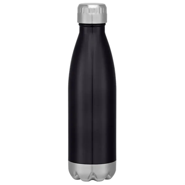16-ounce stainless steel bottle with double-wall construction, screw-on and spill-resistant lid... from ASI 61125 Hit Promotional Products / Hit®
