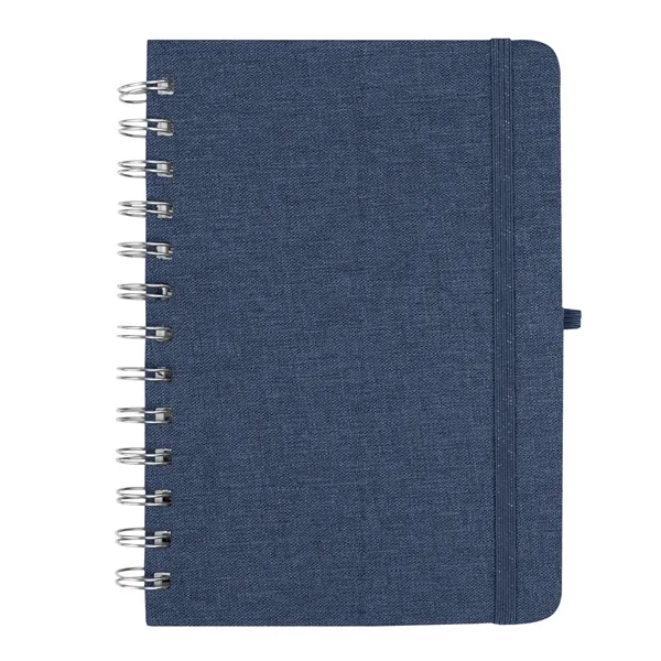 Notebook with a phone holder, 80 pages of lined paper, strap... from ASI 61125 Hit Promotional Products / Hit®