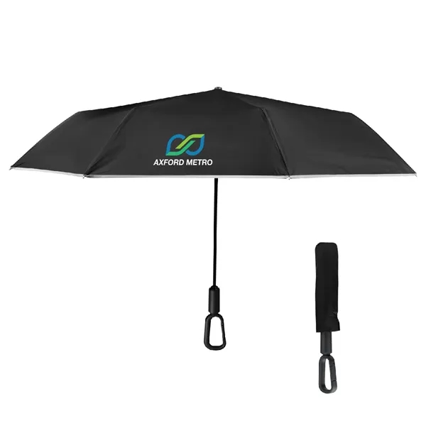 46" Arc Reflective Umbrella With Carabiner Handle... from ASI 61125 Hit Promotional Products / Hit®