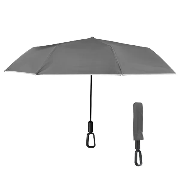 46" Arc Reflective Umbrella With Carabiner Handle... from ASI 61125 Hit Promotional Products / Hit®