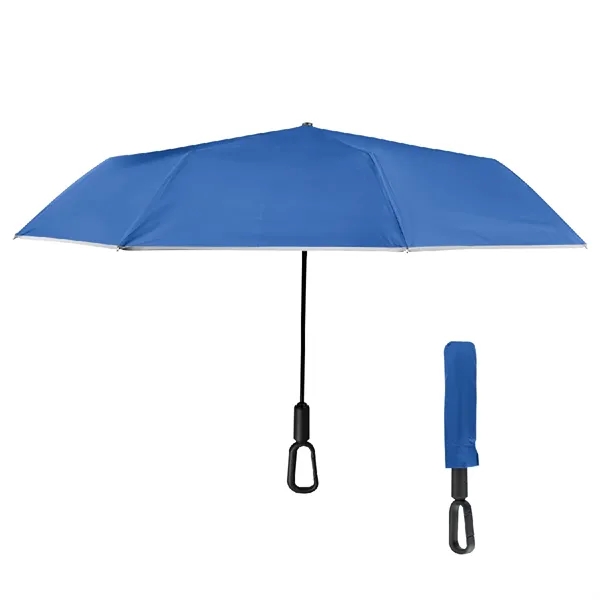 46" Arc Reflective Umbrella With Carabiner Handle... from ASI 61125 Hit Promotional Products / Hit®