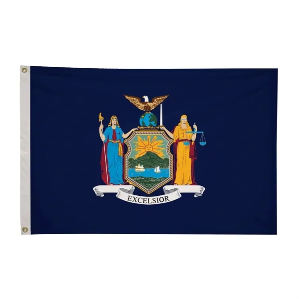 2' x 3' state flag made of nylon with a snow-white... from ASI 87188 Showdown Displays