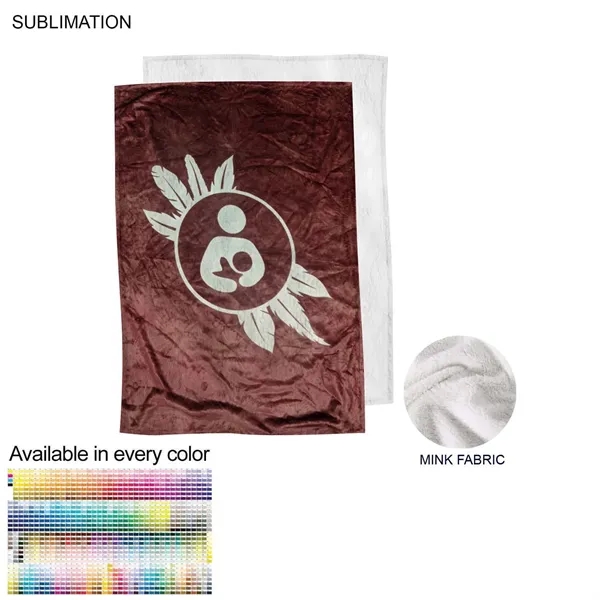 Plush and Cozy Mink Flannel Fleece Baby Blanket that measures 30"... from ASI 53509 FIEL-Fairdeal Import & Export / FIEL